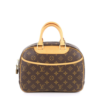 Louis Vuitton Trouville Handbag Monogram Canvas Brown