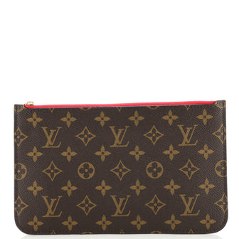 Louis Vuitton Neverfull Pochette Monogram Canvas Large