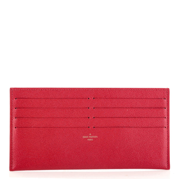 Louis Vuitton Felicie Card Holder Insert Leather Red 1463932