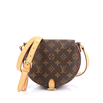 Louis Vuitton Tambourine Handbag Monogram Canvas Brown