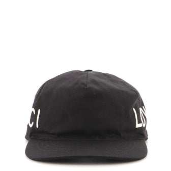 Gucci Loved Baseball Cap Embroidered Canvas