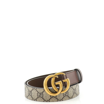 Gucci GG Marmont Belt Leather and GG Coated Canvas Medium