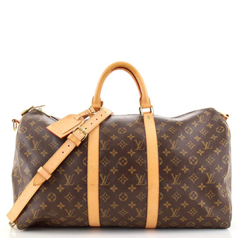 Louis Vuitton Keepall Bandouliere Bag Monogram Canvas 50