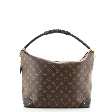 Louis Vuitton Triangle Softy Bag Reverse Monogram Canvas