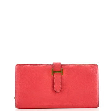 Hermes Bearn Wallet Chevre Mysore Long