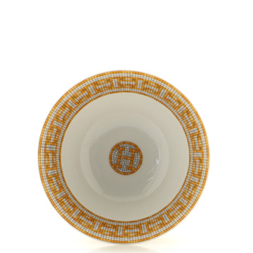 Hermes Mosaique au 24 Rice Bowl 2-Piece Set Printed Porcelain
