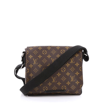 Louis Vuitton District Bag Macassar Monogram Canvas PM Brown