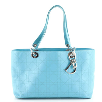 Christian Dior Vintage Lady Dior Tote Cannage Stitch Leather Medium