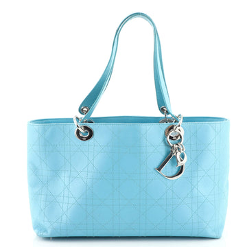 Christian Dior Vintage Lady Dior Tote Cannage Stitch Leather Medium