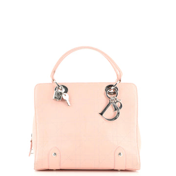 Christian Dior Lady Dior Soft Zip Tote Cannage Stitch Leather Small