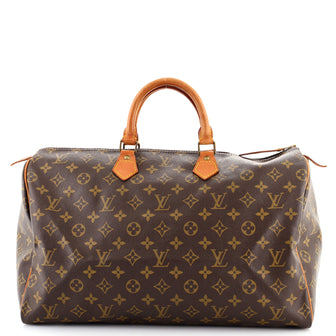 Louis Vuitton Speedy Handbag Monogram Canvas 40
