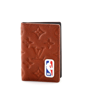 Louis Vuitton LV x NBA Pocket Organizer Monogram Embossed Leather