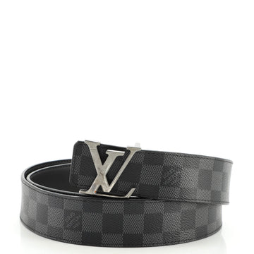 Louis Vuitton LV Initiales Belt Damier Graphite Wide
