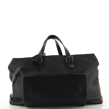 Christian Louboutin Boston Duffle Bag Canvas with Leather XL