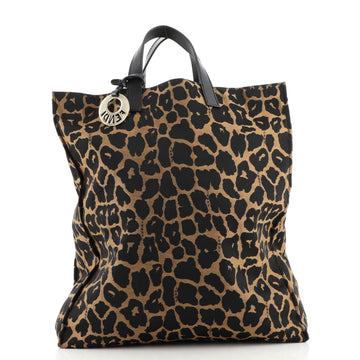 Fendi Special Shopping Tote Printed Canvas Large