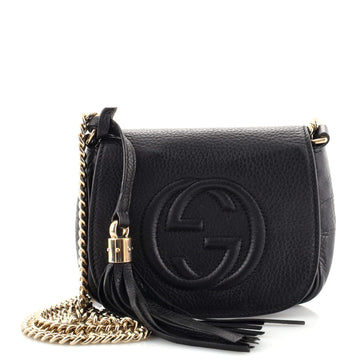 Gucci Soho Chain Crossbody Bag Leather Small