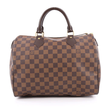 Louis Vuitton Speedy Handbag Damier 30 Brown