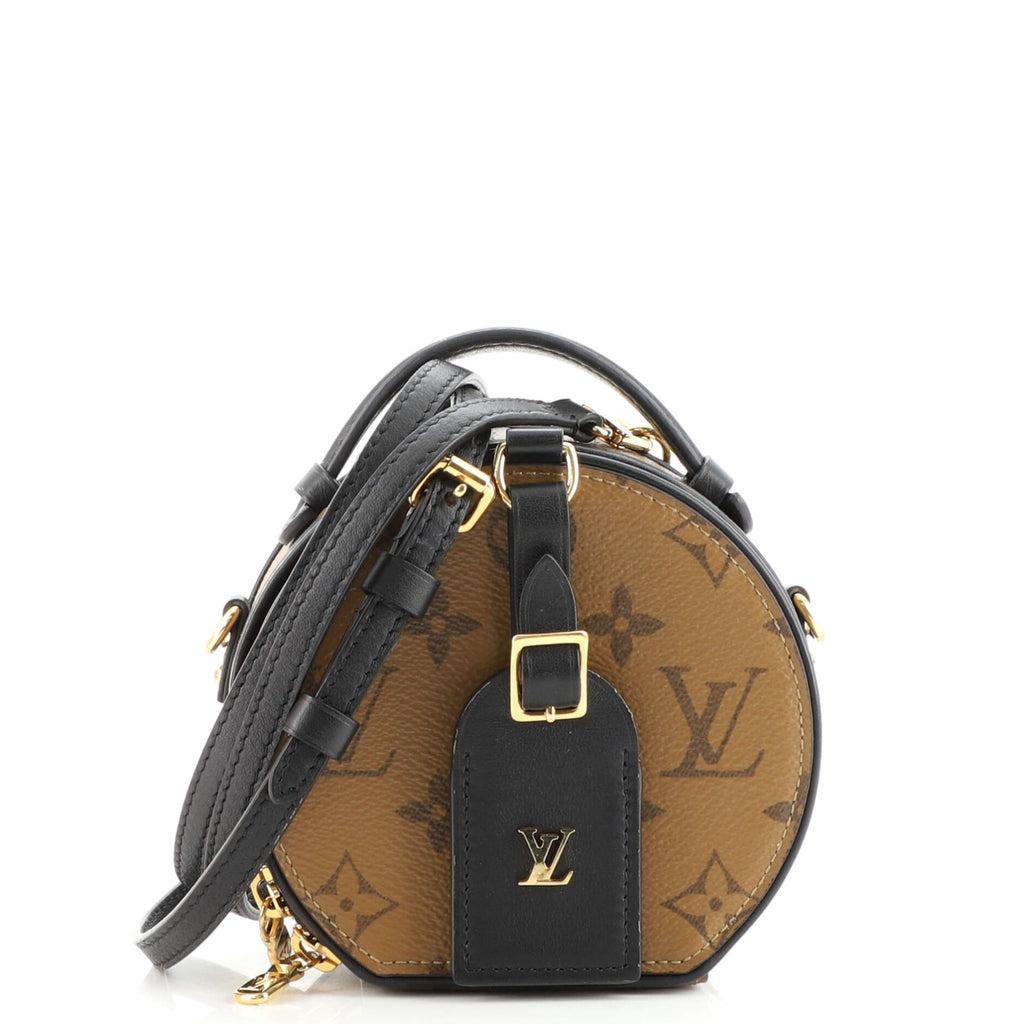 Louis Vuitton, Bags, Louis Vuitton Mini Boite Chapeau Bag Reverse  Monogram Canvas Brown