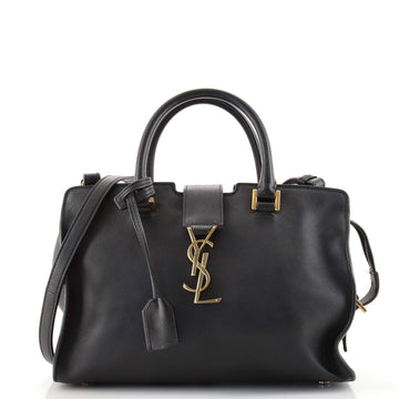 Saint Laurent Monogram Cabas Leather Baby