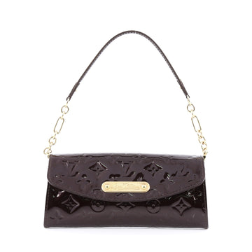 Louis Vuitton Sunset Boulevard Handbag Monogram Vernis Red