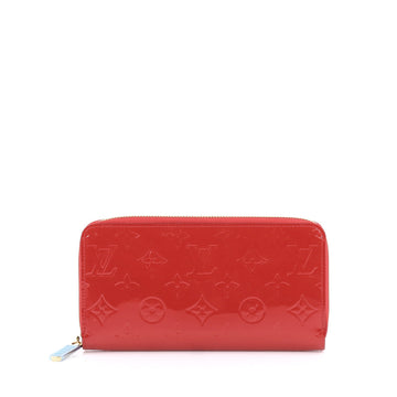 Louis Vuitton Zippy Wallet Monogram Vernis Red