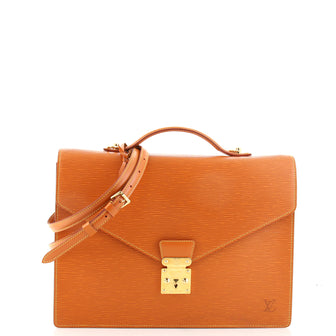 Louis Vuitton Porte Documents Bandouliere Epi Leather