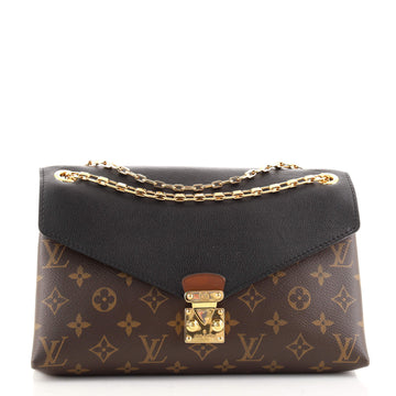 Louis Vuitton Pallas Chain Shoulder Bag Monogram Canvas and Calfskin