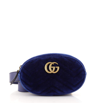 Gucci GG Marmont Belt Bag Matelasse Velvet