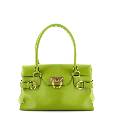 Salvatore Ferragamo Virna Satchel Leather Medium