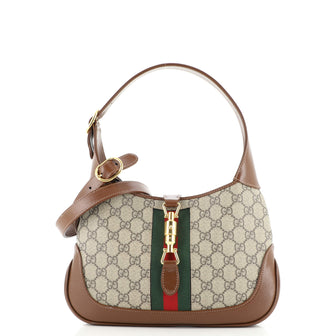 Gucci Jackie 1961 Hobo GG Coated Canvas Small