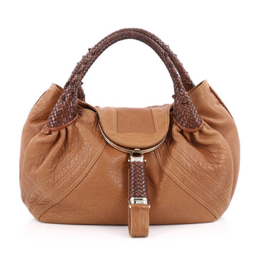Fendi Spy Bag Leather Brown