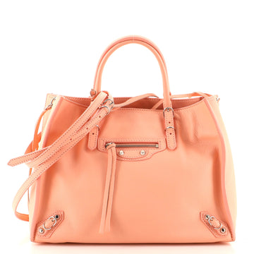 Balenciaga Papier A6 Zip Around Classic Studs Bag Leather