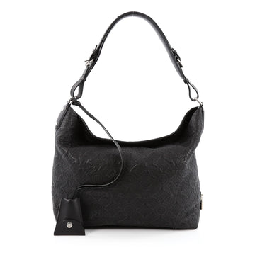 Louis Vuitton Antheia Hobo Leather PM black