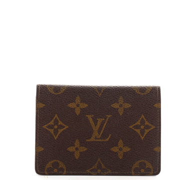 Louis Vuitton Vintage Business Card Holder Monogram Canvas