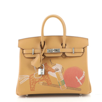 Hermes In and Out Birkin Bag Limited Edition Swift with Palladium Hardware 25