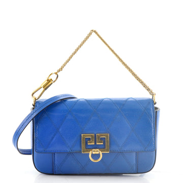 Givenchy GV3 Convertible Shoulder Bag Quilted Leather Mini