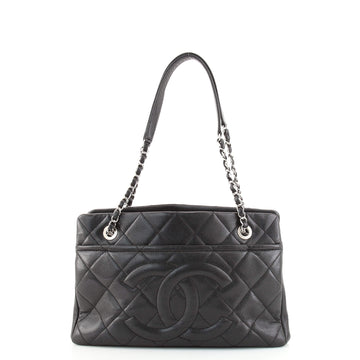 Chanel Timeless CC Shopping Tote Quilted Caviar Medium