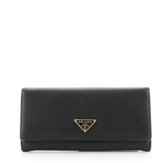 Prada Flap Wallet Saffiano Leather Long