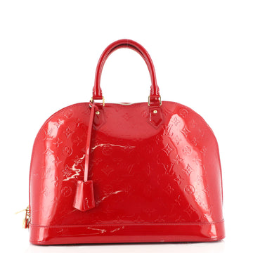 Louis Vuitton Alma Handbag Monogram Vernis GM