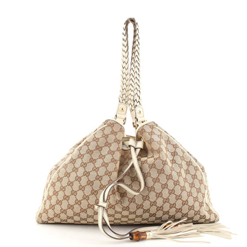 Gucci Peggy Tote GG Canvas Large