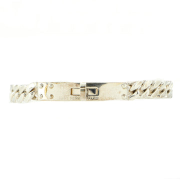 Hermes Kelly Gourmette Bracelet Sterling Silver Very Small