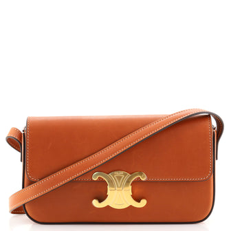 Celine Triomphe East-West Shoulder Bag Smooth Calfskin