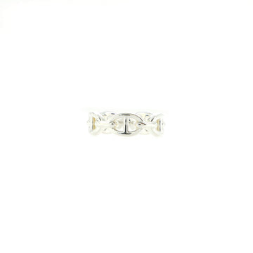 Hermes Chaine d'Ancre Enchainee Ring Sterling Silver Small