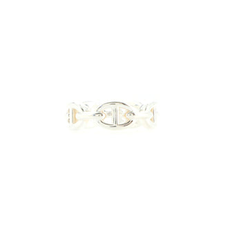 Hermes Chaine d'Ancre Enchainee Ring Sterling Silver Small
