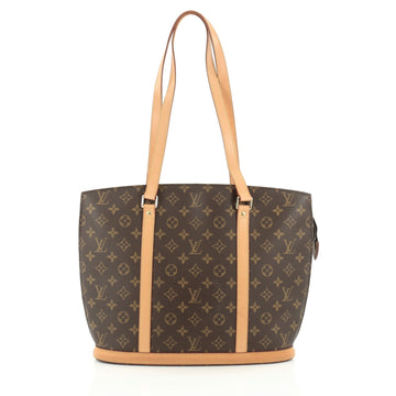 Louis Vuitton Babylone Handbag Monogram Canvas Brown
