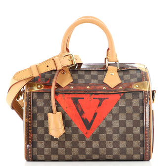 Louis Vuitton Speedy Bandouliere Bag Limited Edition Damier Time
