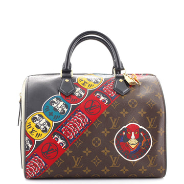 Louis Vuitton Speedy Handbag Limited Edition Kabuki Monogram Canvas 30