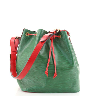 Louis Vuitton Bicolor Petit Noe Handbag Epi Leather