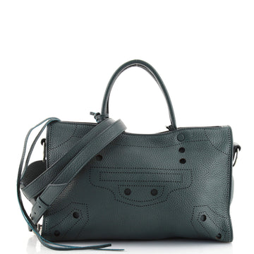 Balenciaga Blackout City Bag Leather Small