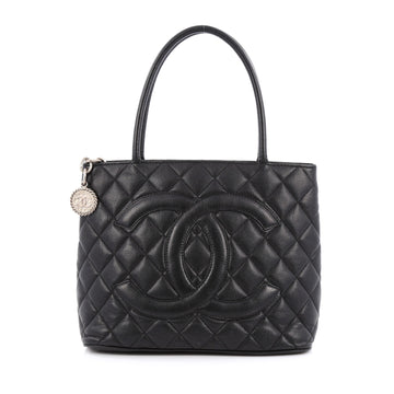Chanel Medallion Tote Quilted Caviar